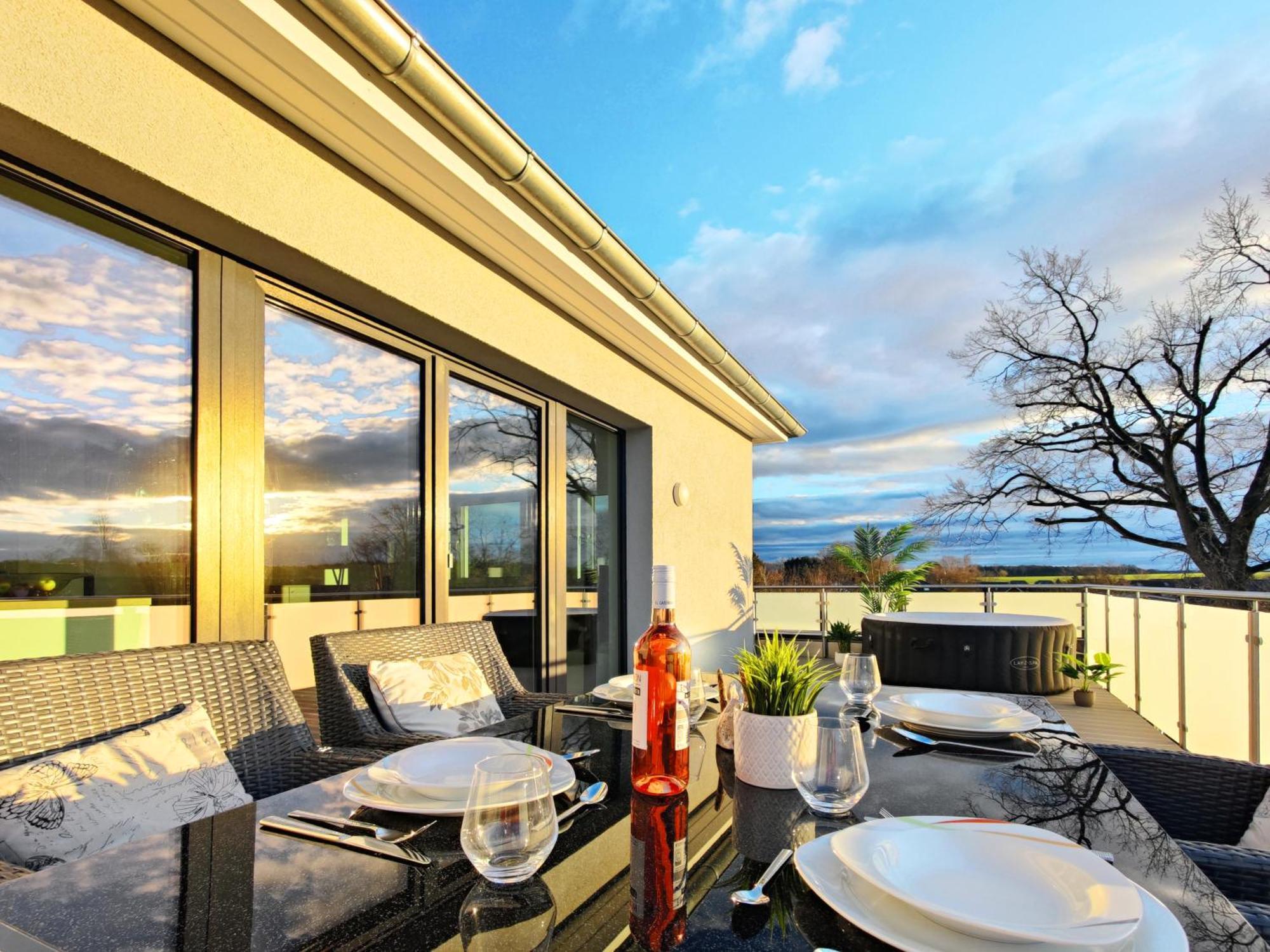 Penthouse Mit Whirlpool Bei Hannover Burgwedel  Buitenkant foto