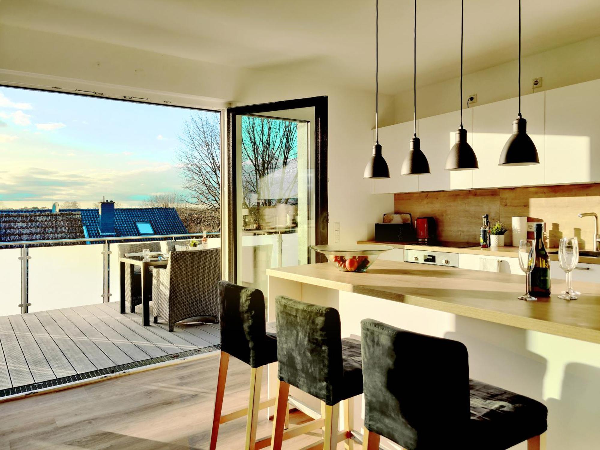 Penthouse Mit Whirlpool Bei Hannover Burgwedel  Buitenkant foto